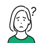 どうしたらいいかわからない人のイラスト